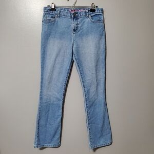 Place Bootcut Jeans Medium Wash Adjustable Waist Girl's Size 16